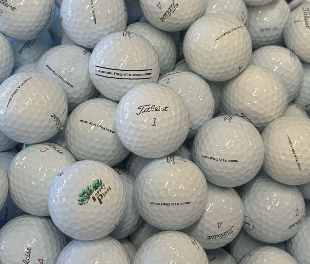 48 TRULY Mint 5A Titleist Pro V1X (2017-2024) Mixed Golf Balls - FREE SHIPPING!