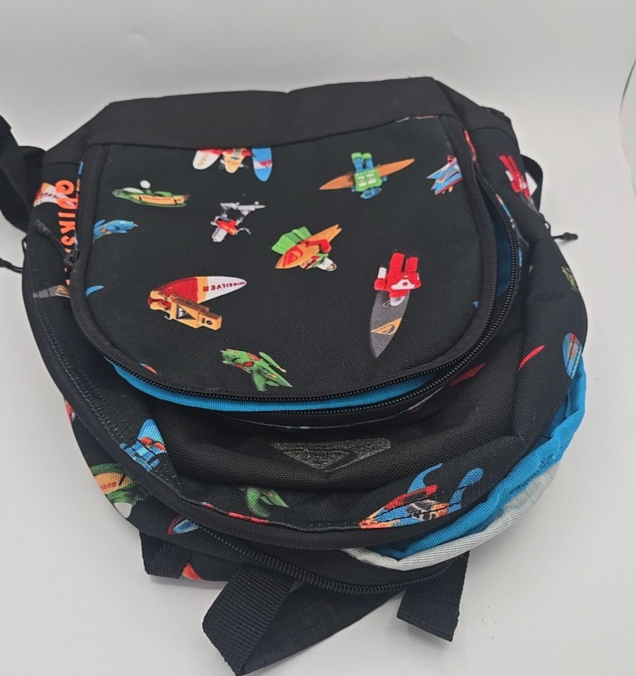Rare Quiksilver MINI Backpack with Robots and Surfboards