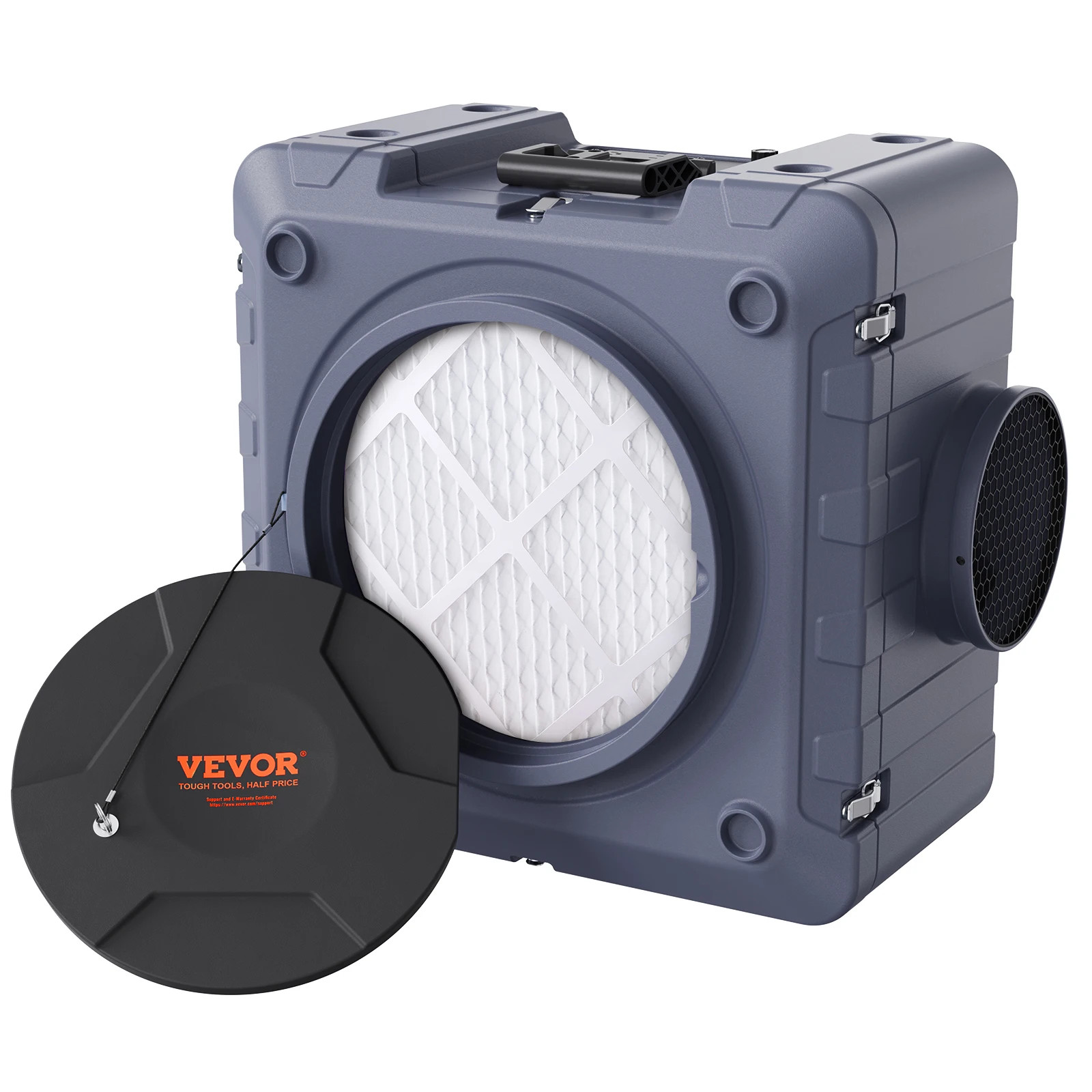 New Air Scrubber with 3-Stage Filtration Stackable Negative Air Cleaner Machine