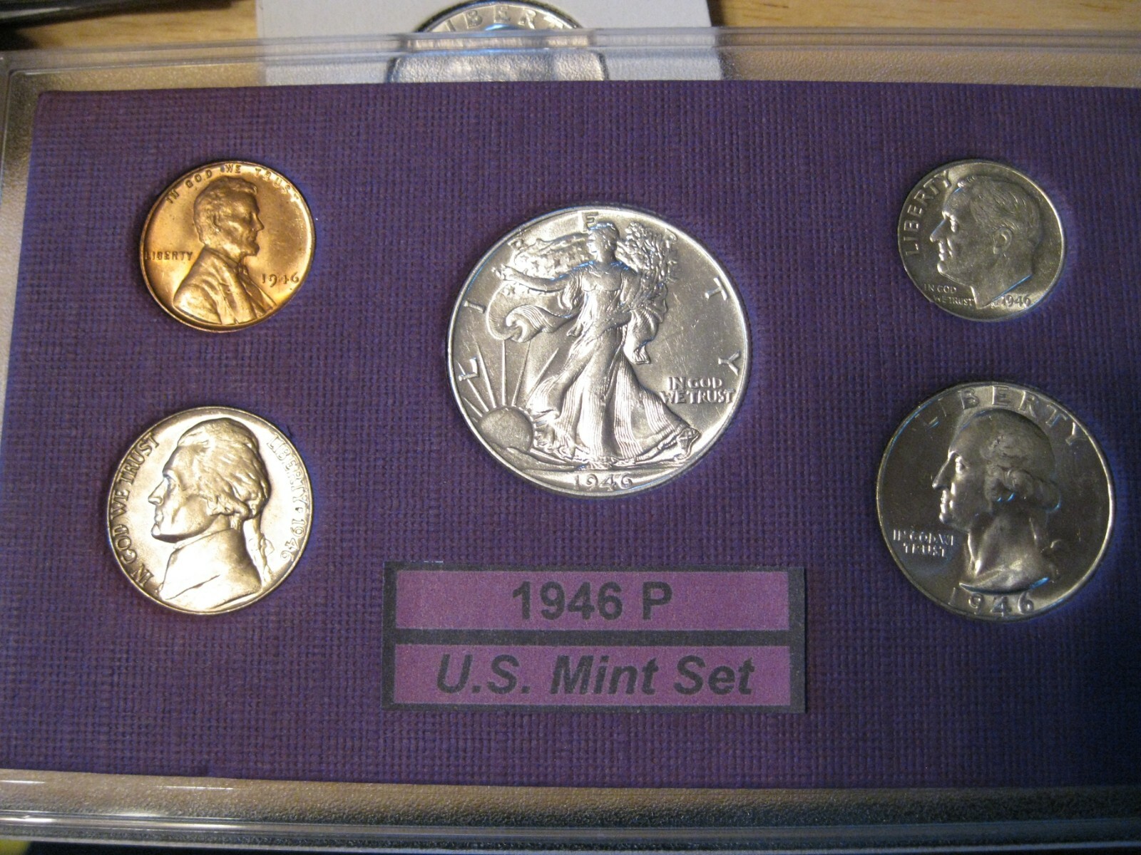 1946 P US Mint Set Brilliant Uncirculated!