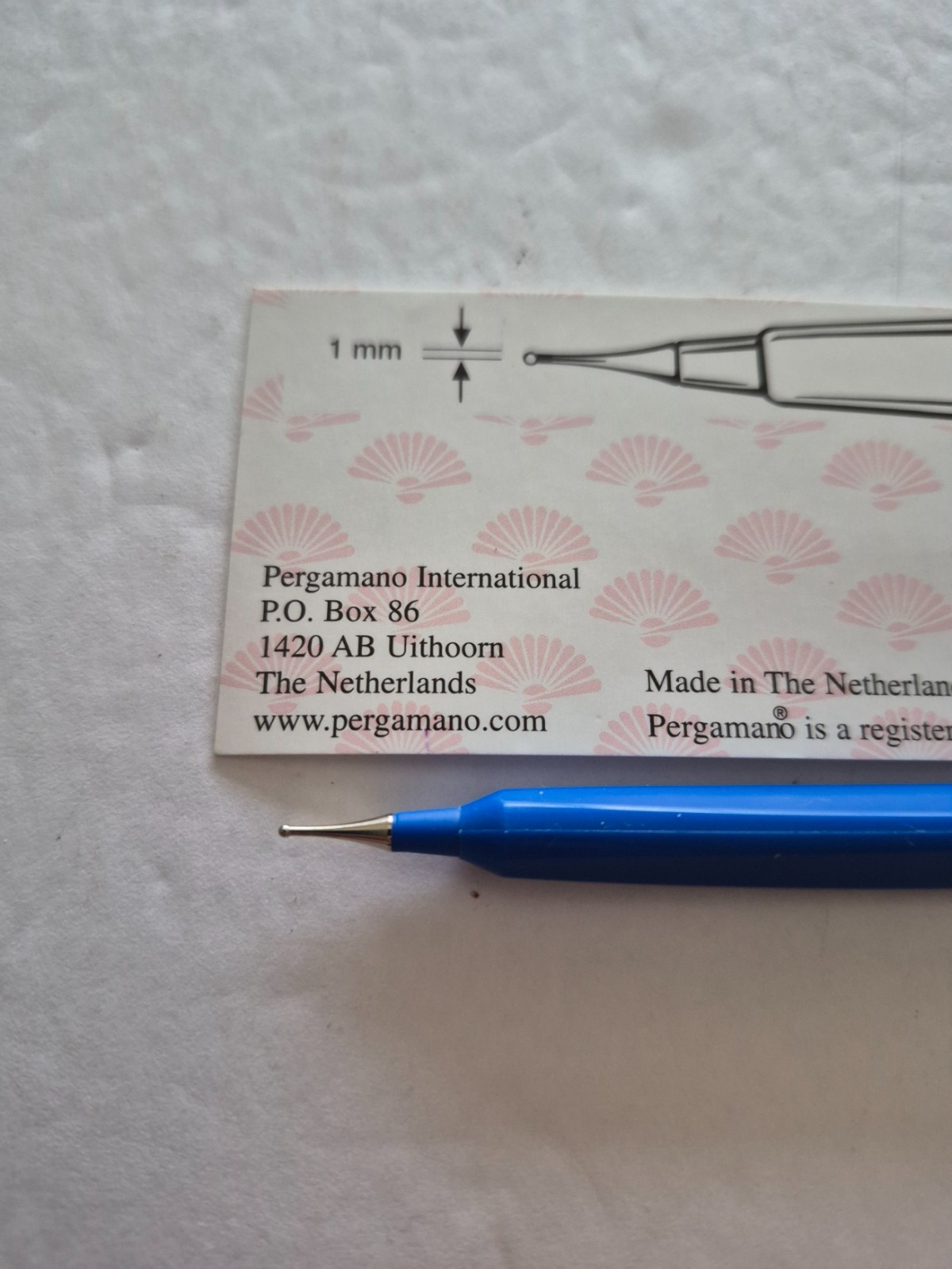 Vintage Pergamano Extra Small Ball 1 mm Embossing Tool 11071