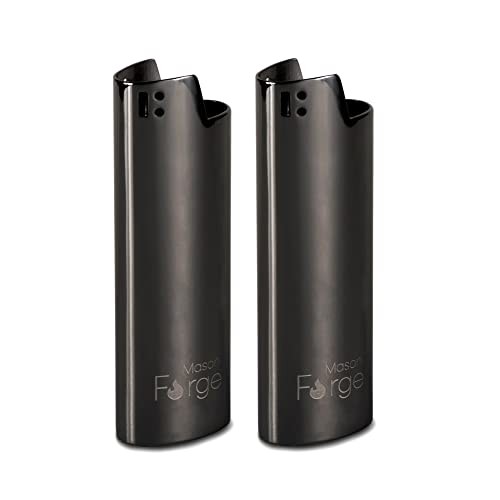 Metal Bic Lighter Case - Stylish Metal Lighter Holder - Lighter Cover Graphite