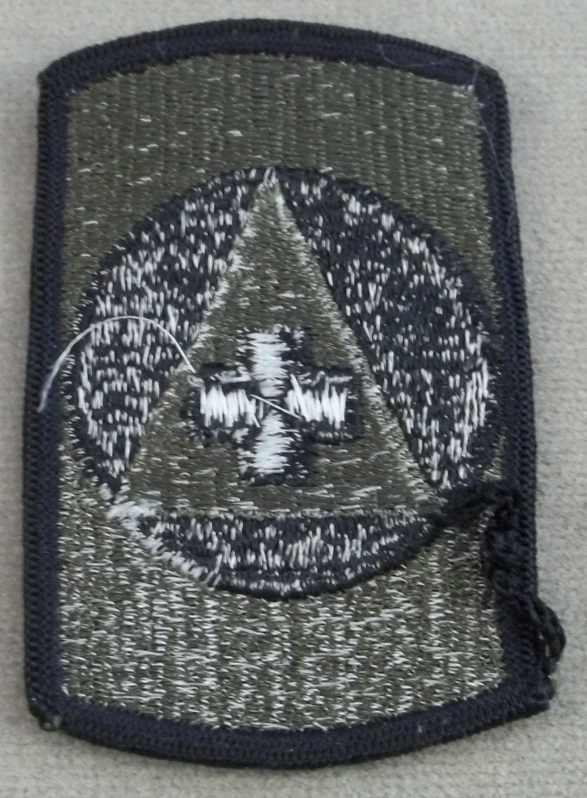 US Army 426th Medical Brigade Subdued Merrowed Edge Patch