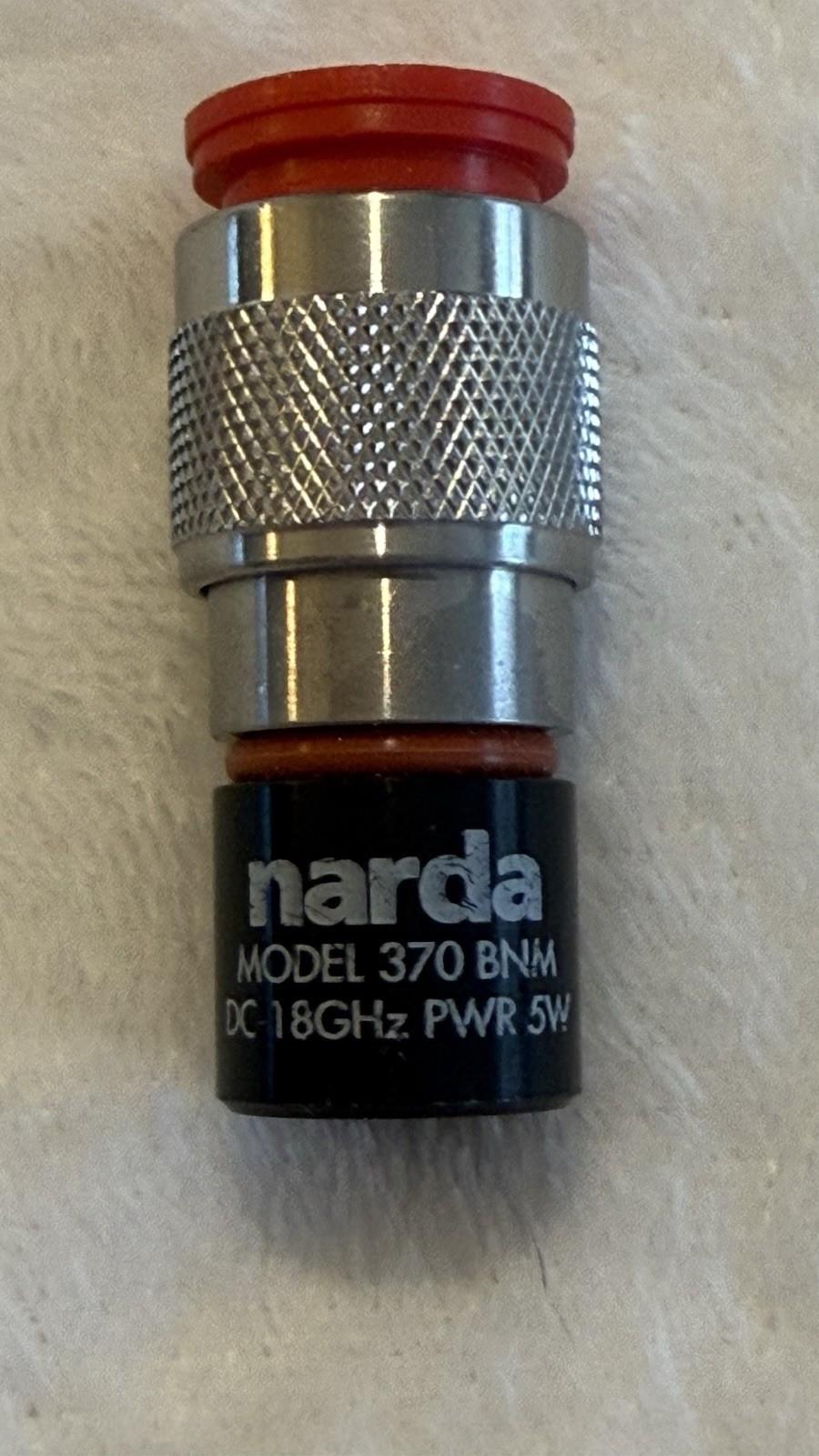 Narda 370BNM RF Dummy Load 50 Ohm 5W DC-18GHz Type N Male NOS