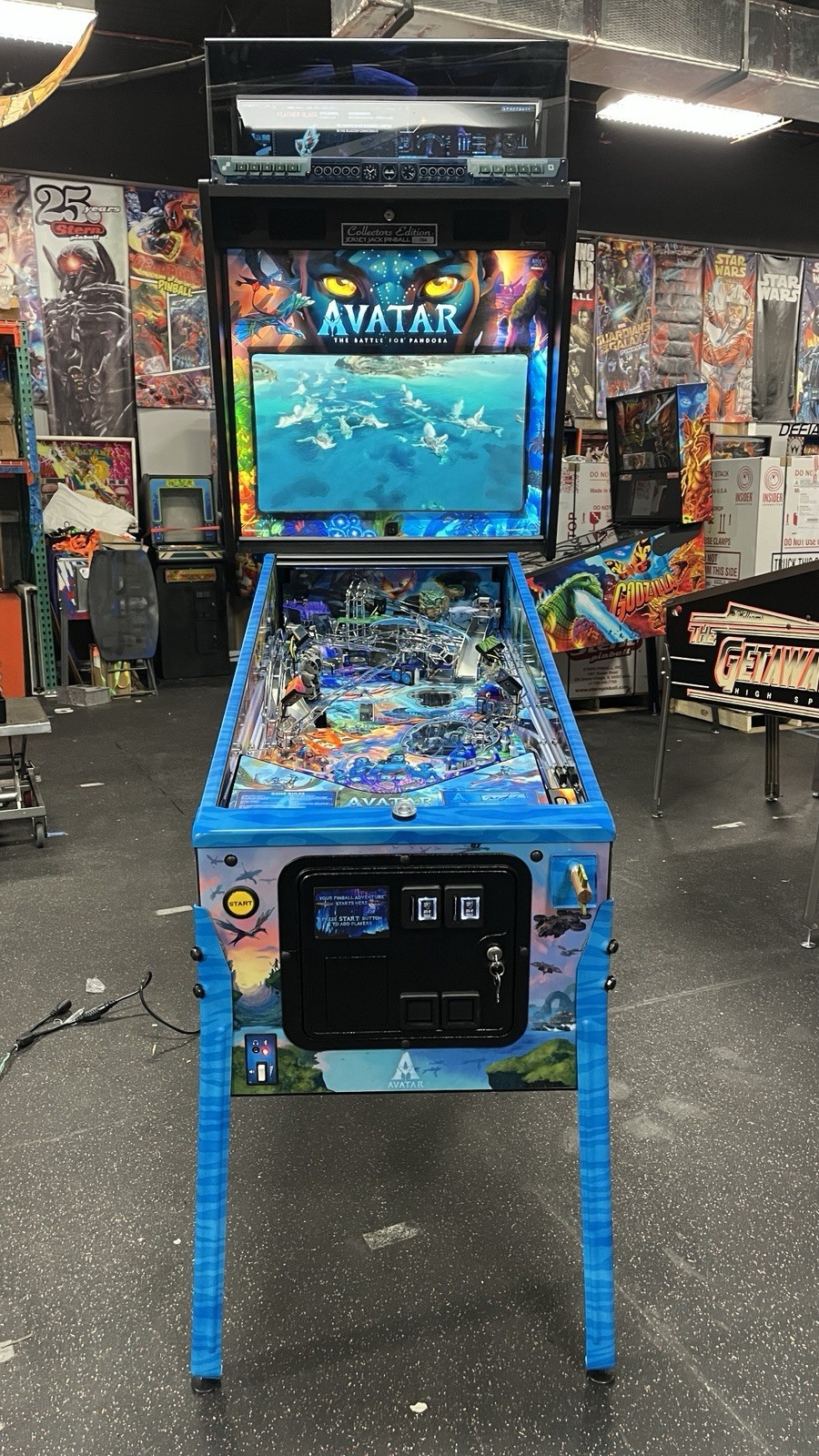 AVATAR BATTLE FOR PANDOR COLLECTORS EDITION PINBALL MACHINE BRAND NEW JERSEY JAC