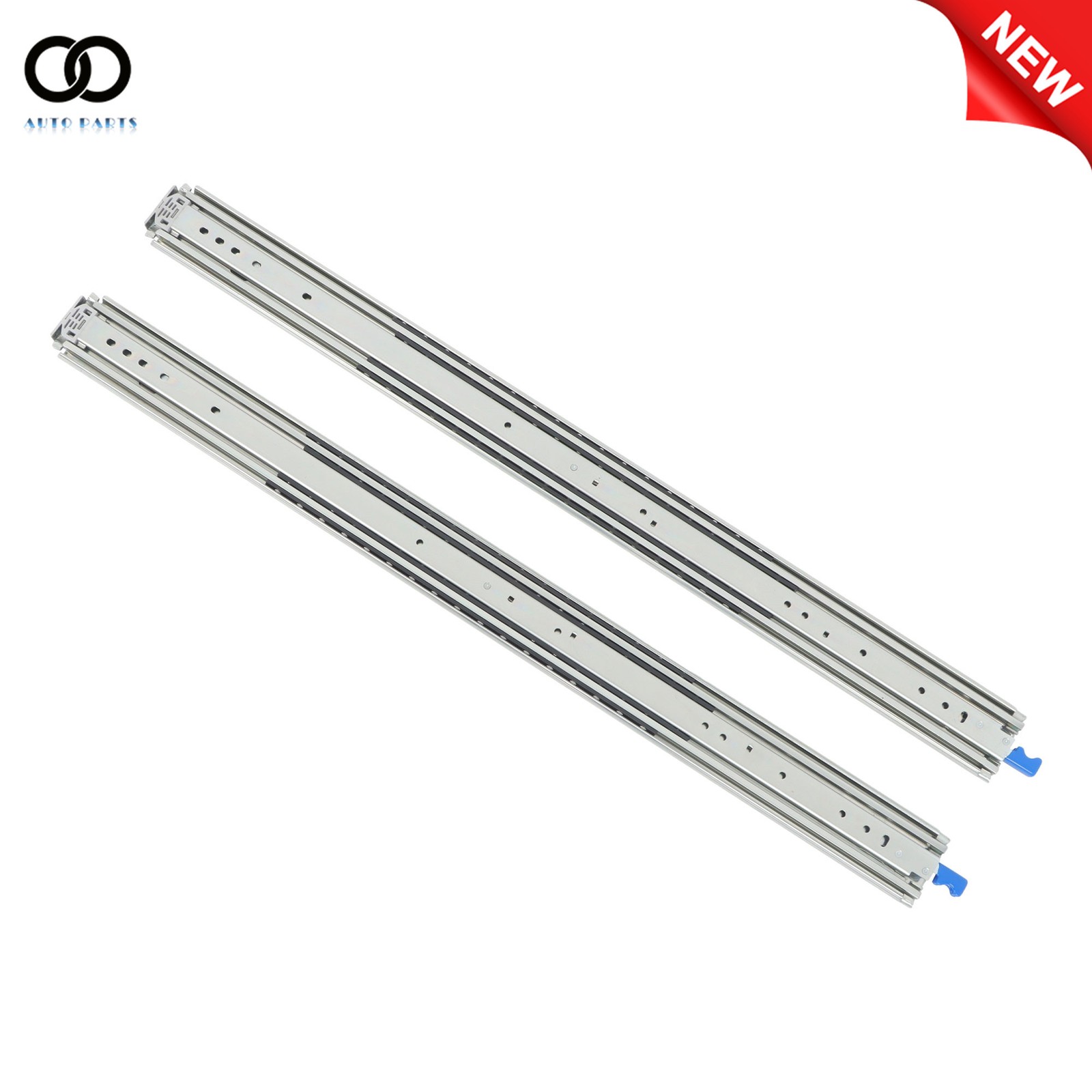 1Pair Heavy Duty Drawer Slides 38" 500 lbs Load Capacity Side Mount Extension