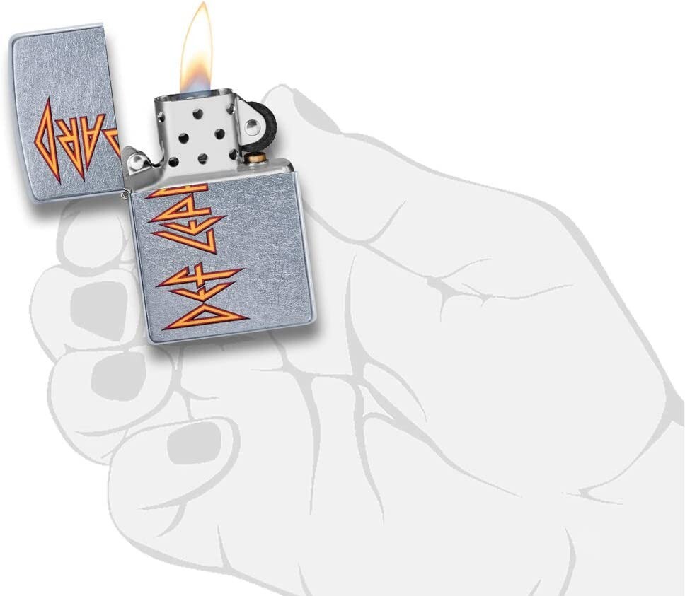 Zippo Def Leppard Street Chrome 49009