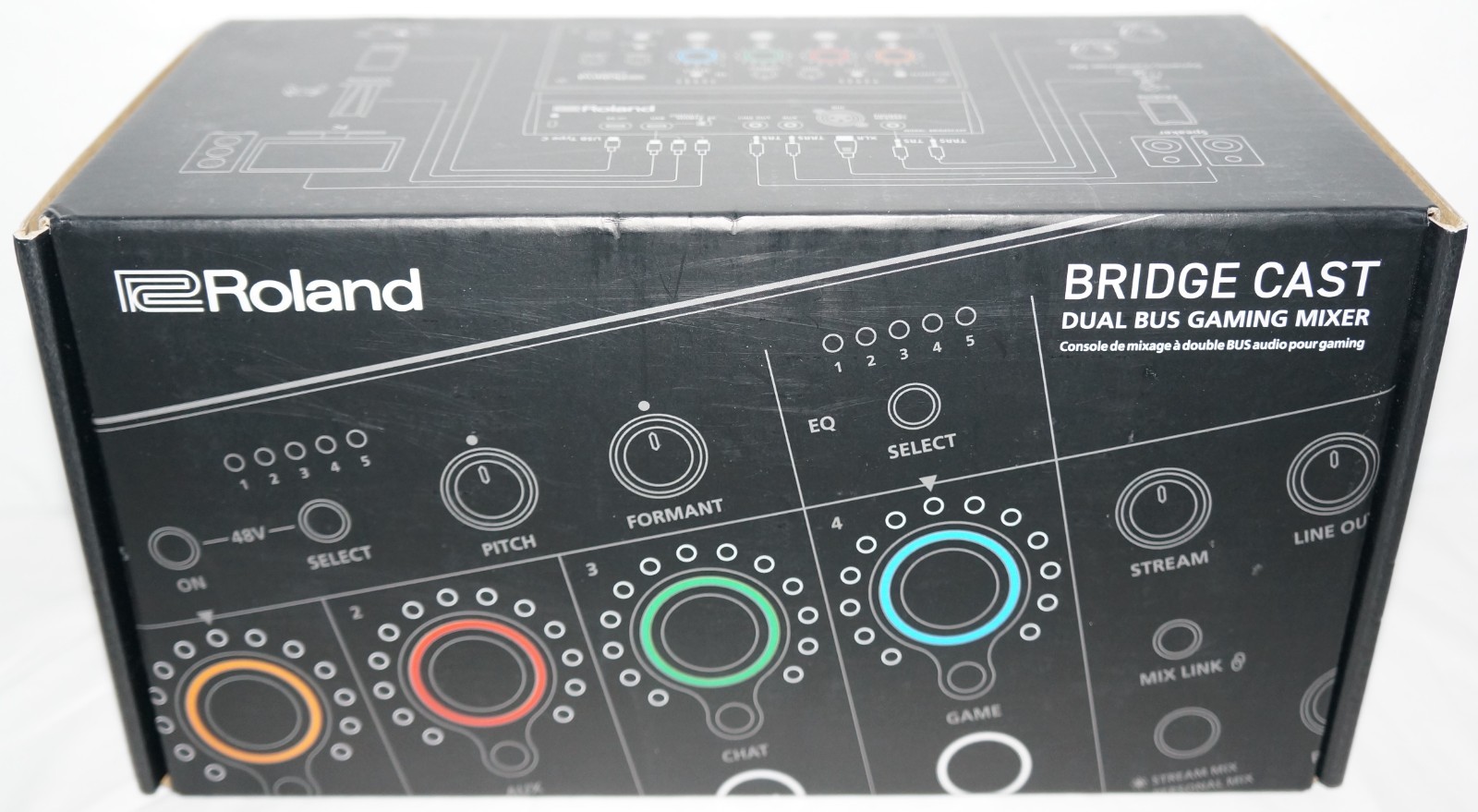 New Roland BRIDGE CAST Dual Bus Gaming Mixer | Pro Audio Streaming black