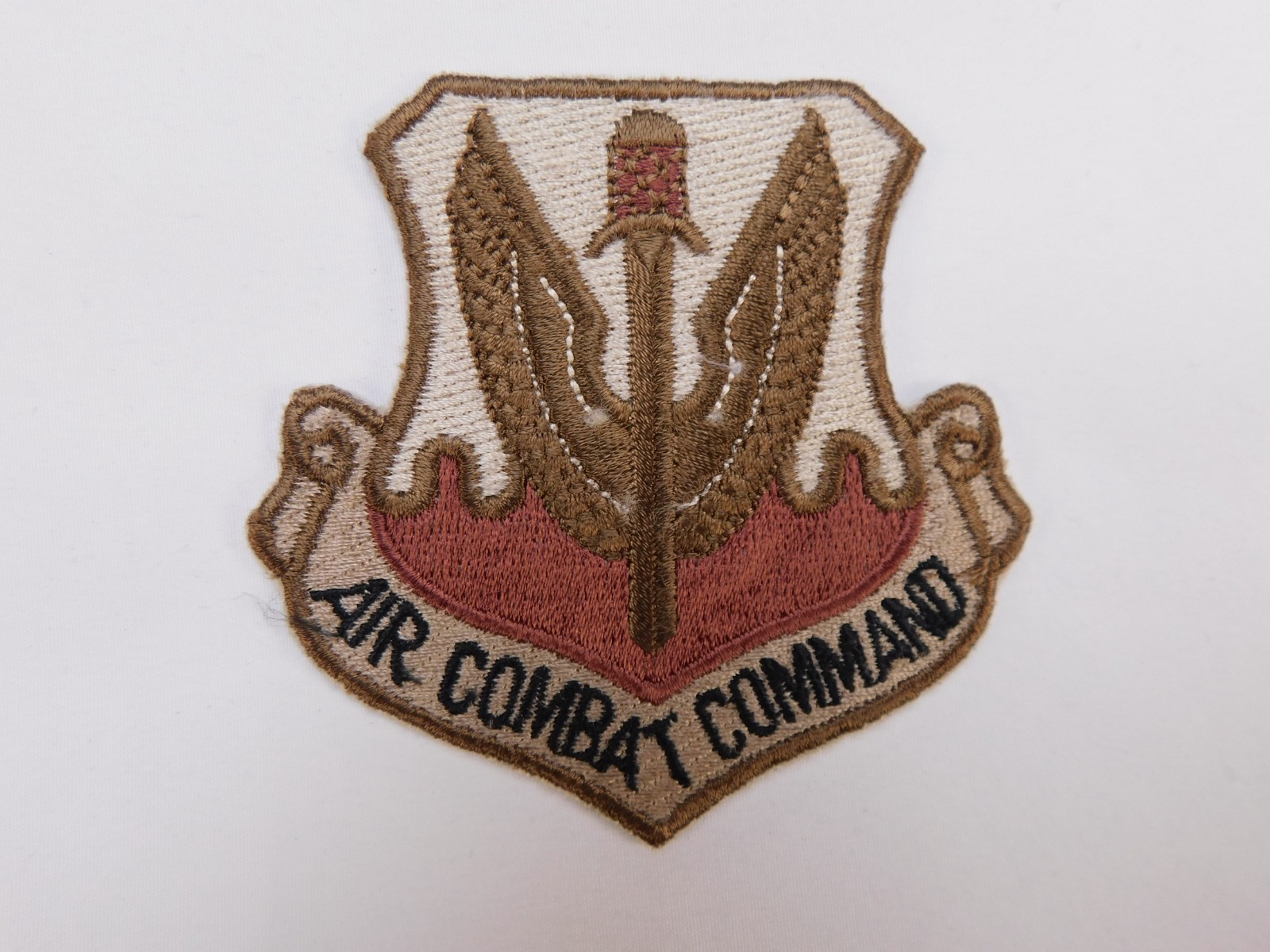 US Air Force USAF DCU Air Combat Command ACC Desert Tan Patch Sew-On