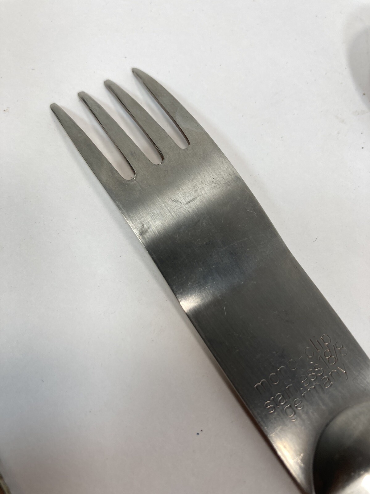 Mono-clip Stainless Flatware Set Peter Raacke Design*Missing large spoon in set*