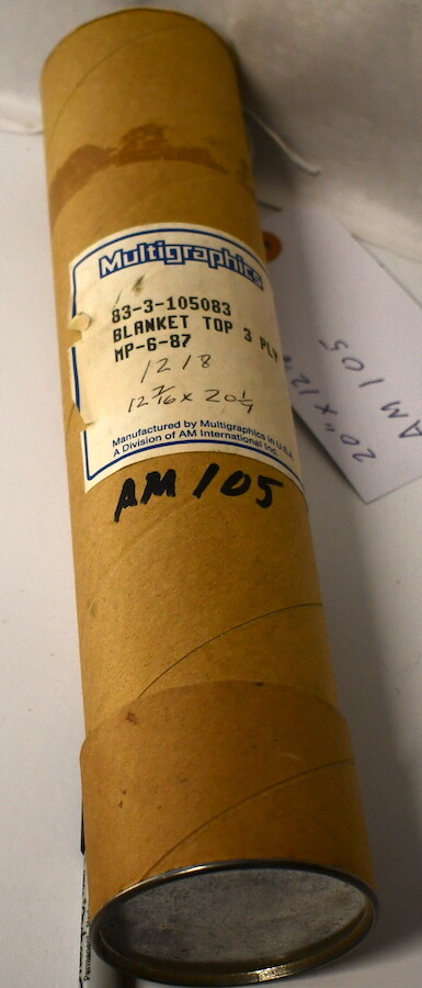 AM-105.  AM Blanket 3-ply  19 7/8  X 12 1/2