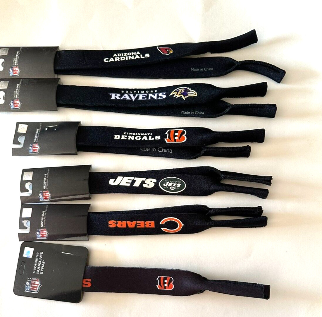 NFL Neoprene Sunglasses Straps Croakies Team Logo - Pick Your Team