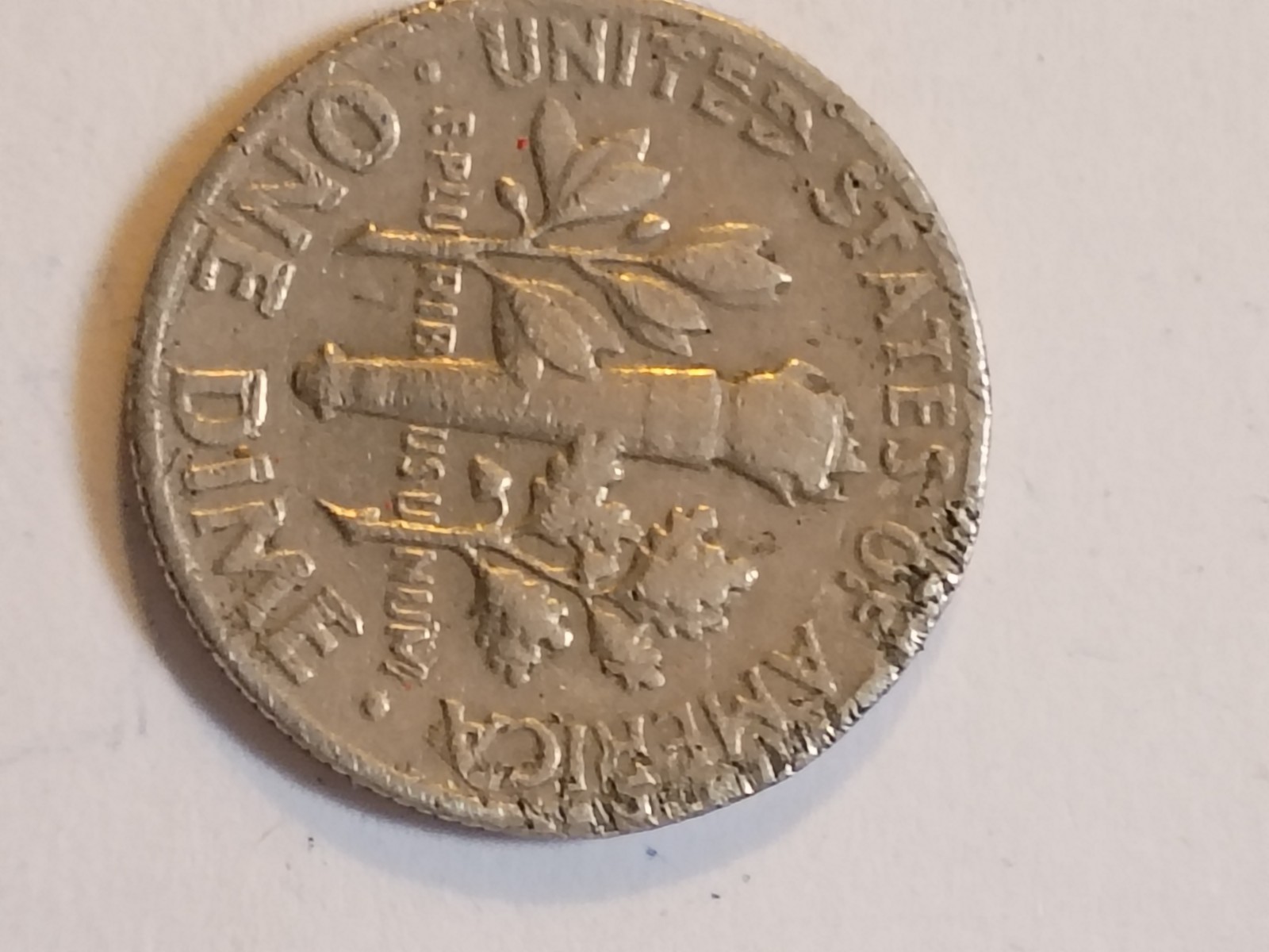 1967 Roosevelt Dime Double Die Error
