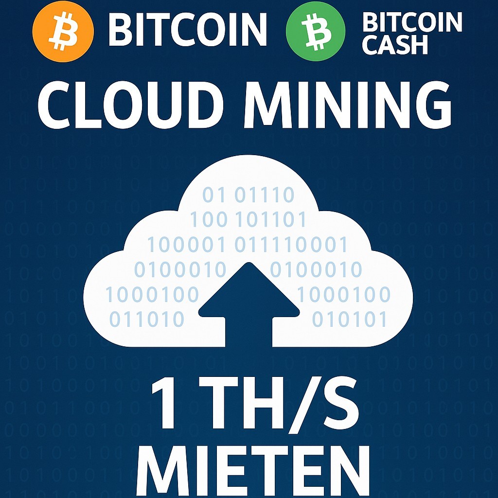 Bitcoin / Bitcoin Cash Mining - 1 TH/s for 7 Day Rentals (Cloud Hashpower)