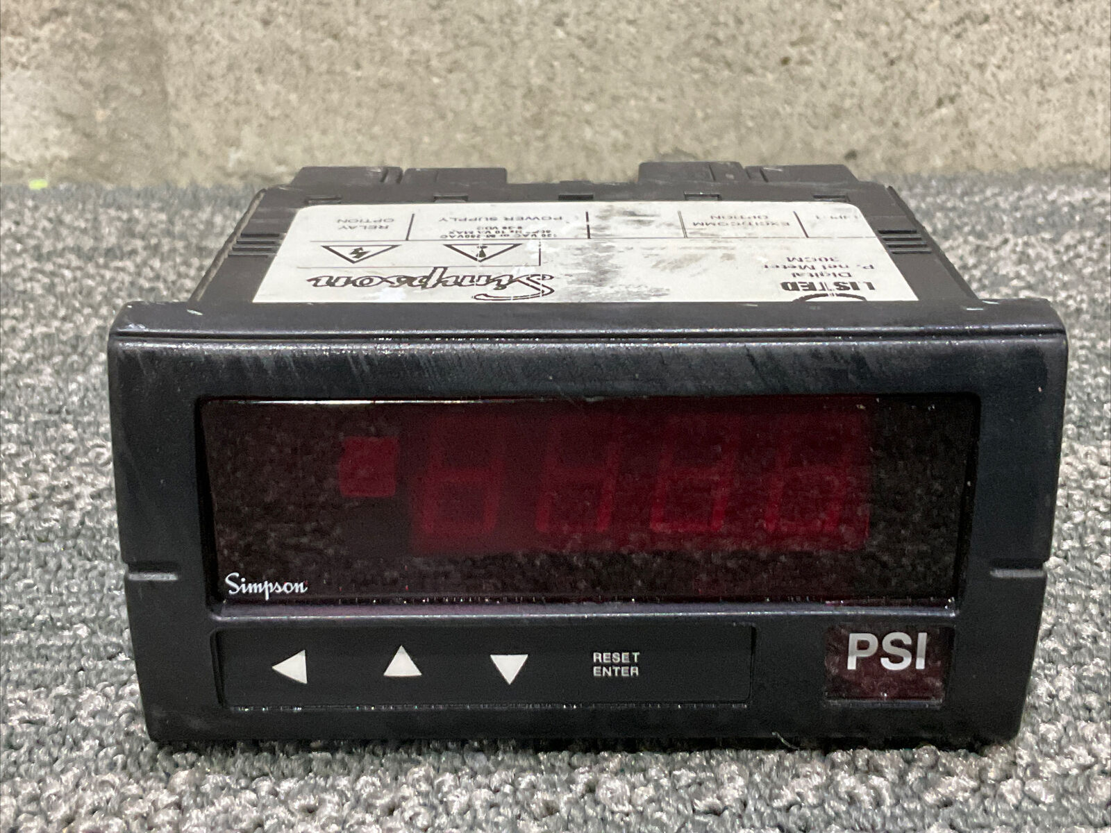 SIMPSON H335 DIGITAL PANEL METER 222