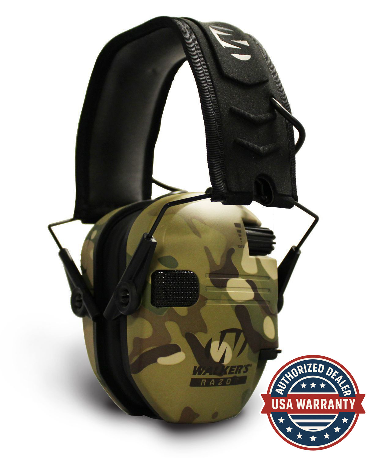 Walker’s Razor Slim Electronic Muff (MultiCam Camo Tan)