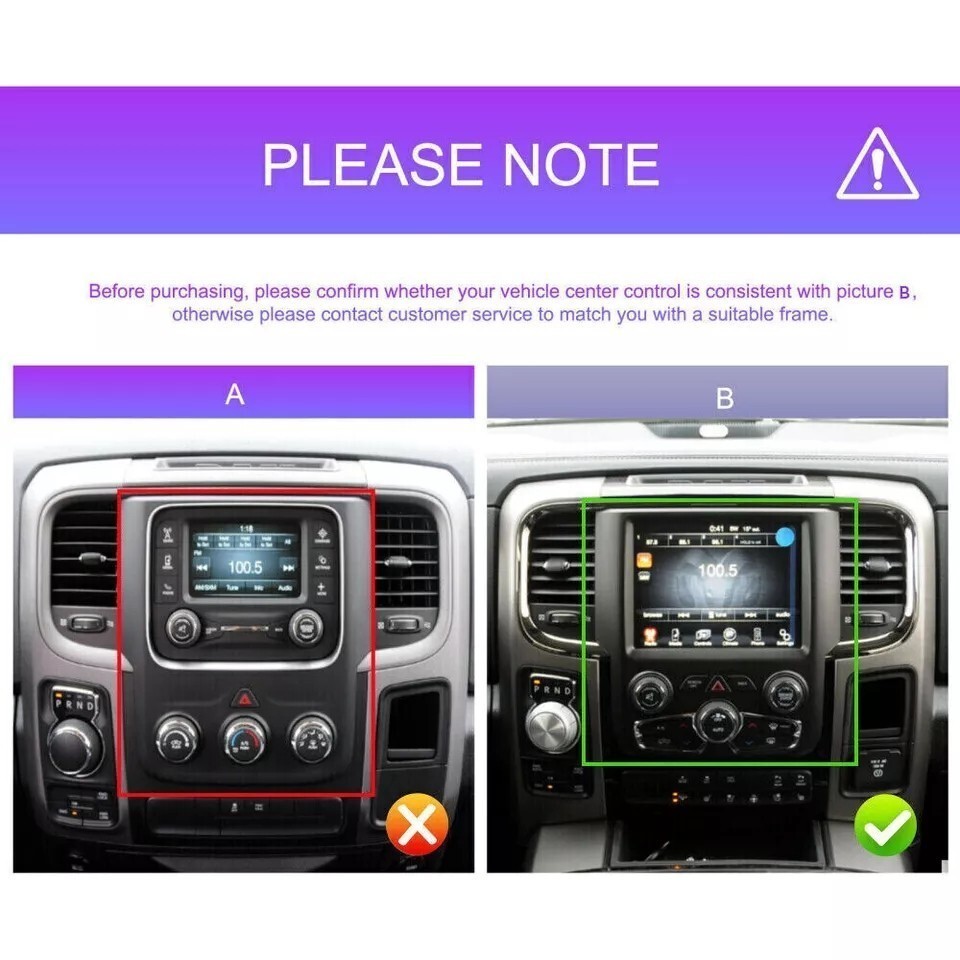 9.7" 64GB Android 13 Car Radio Stereo Carplay GPS Navi For Dodge RAM 2013-2018