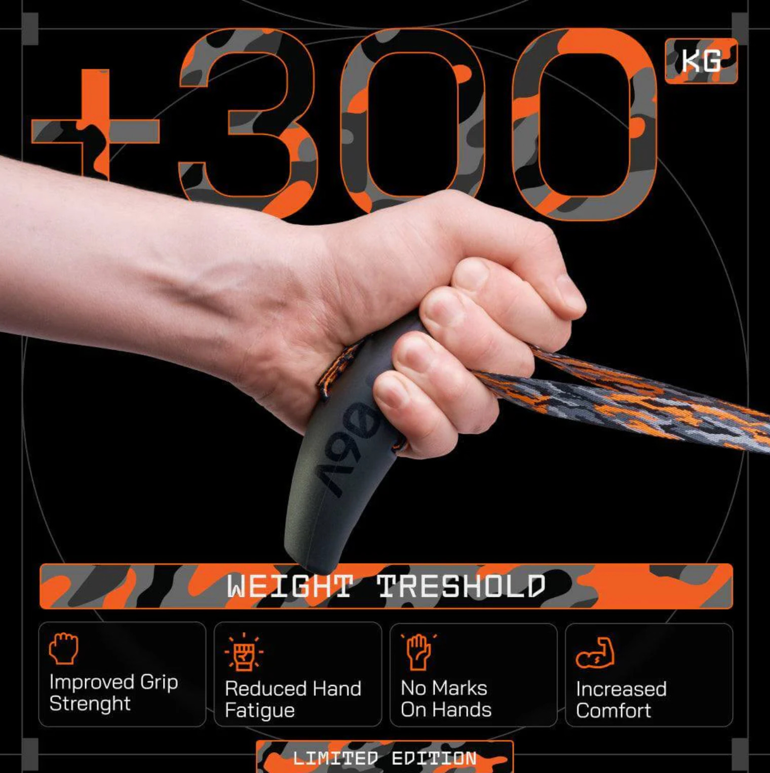 Limited Angles90 Camo Grips (Pair) – Ergonomic Handles for Pull-Ups & More