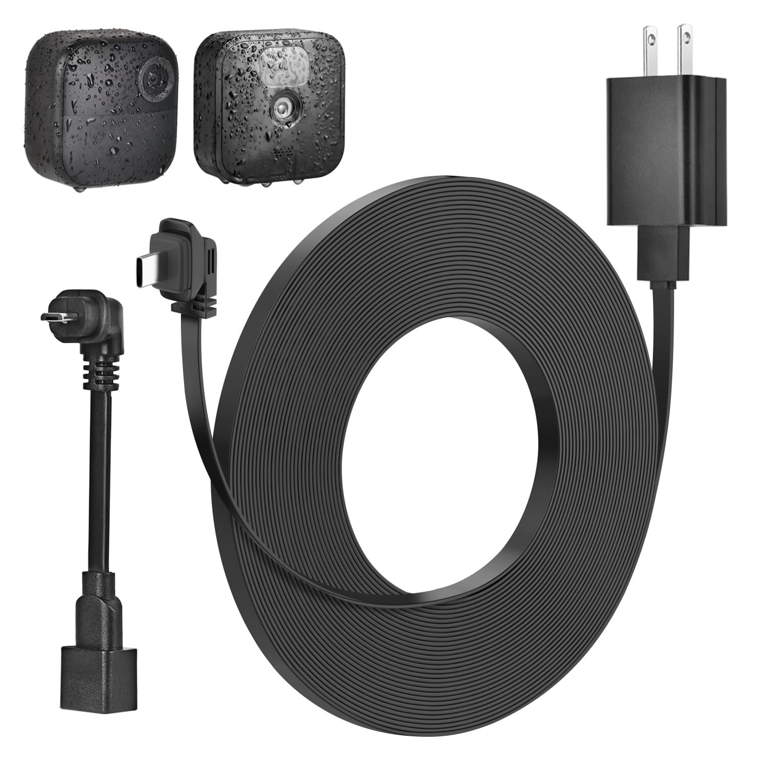25ft/7.5m Power Adapter for Blink Outdoor 4 (4th Gen) & (3rd Gen)&Blink XT2/XT,