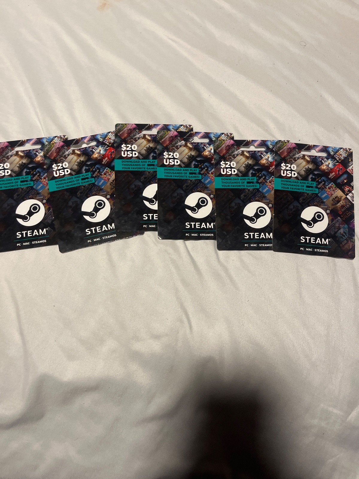 Steam Gift Card Pc Prepaid Gift Card Game Card Game Gift Card $20