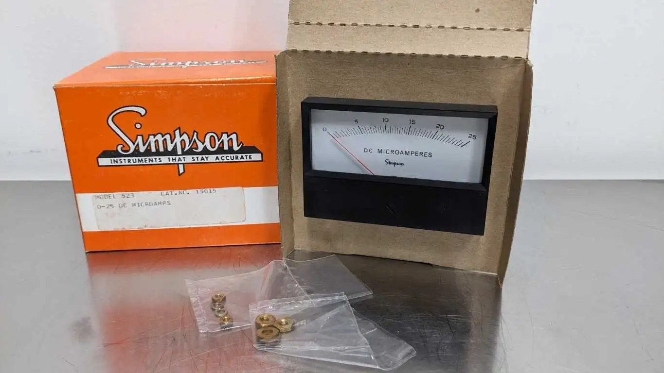 Simpson 523 Panel Meter 0-25mA Cat No 15015