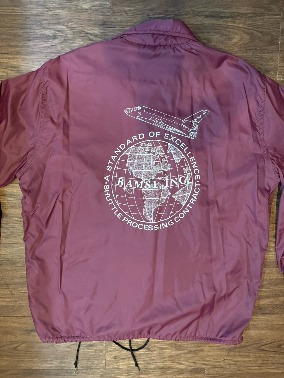 Vintage Bamsi Inc. Space Shuttle Jacket Size Large