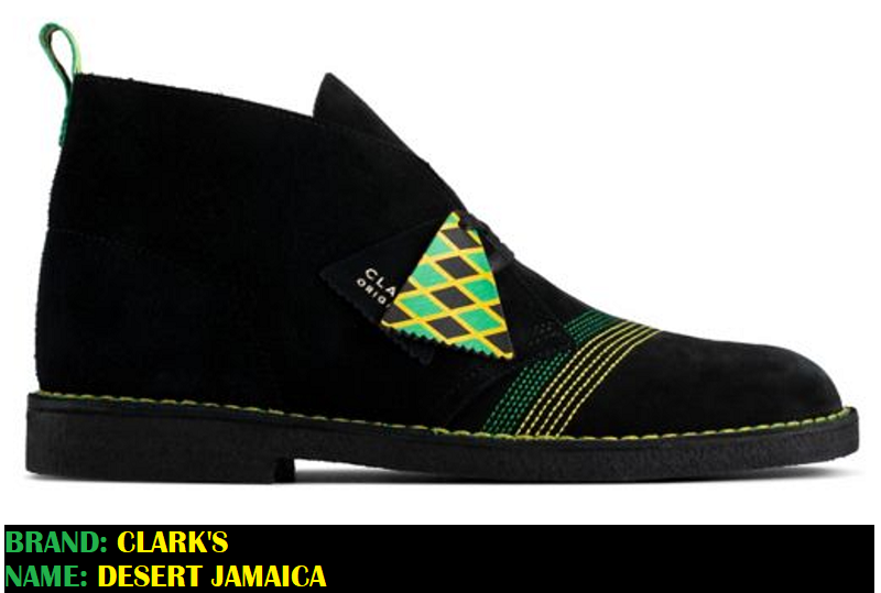 Clarks Desert Boot Jamaica Black Multi - 26155917