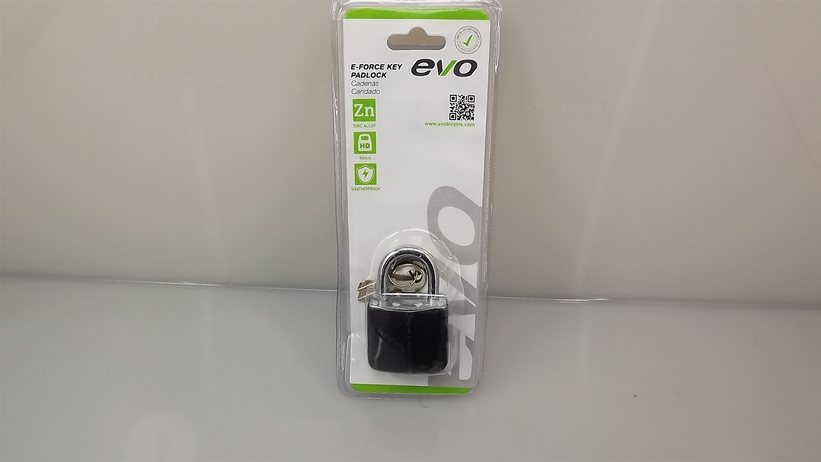 NEW EVO E-FORCE KEY PADLOCK LOCK-WEATHERPROOF Padlock HEAVY DUTY