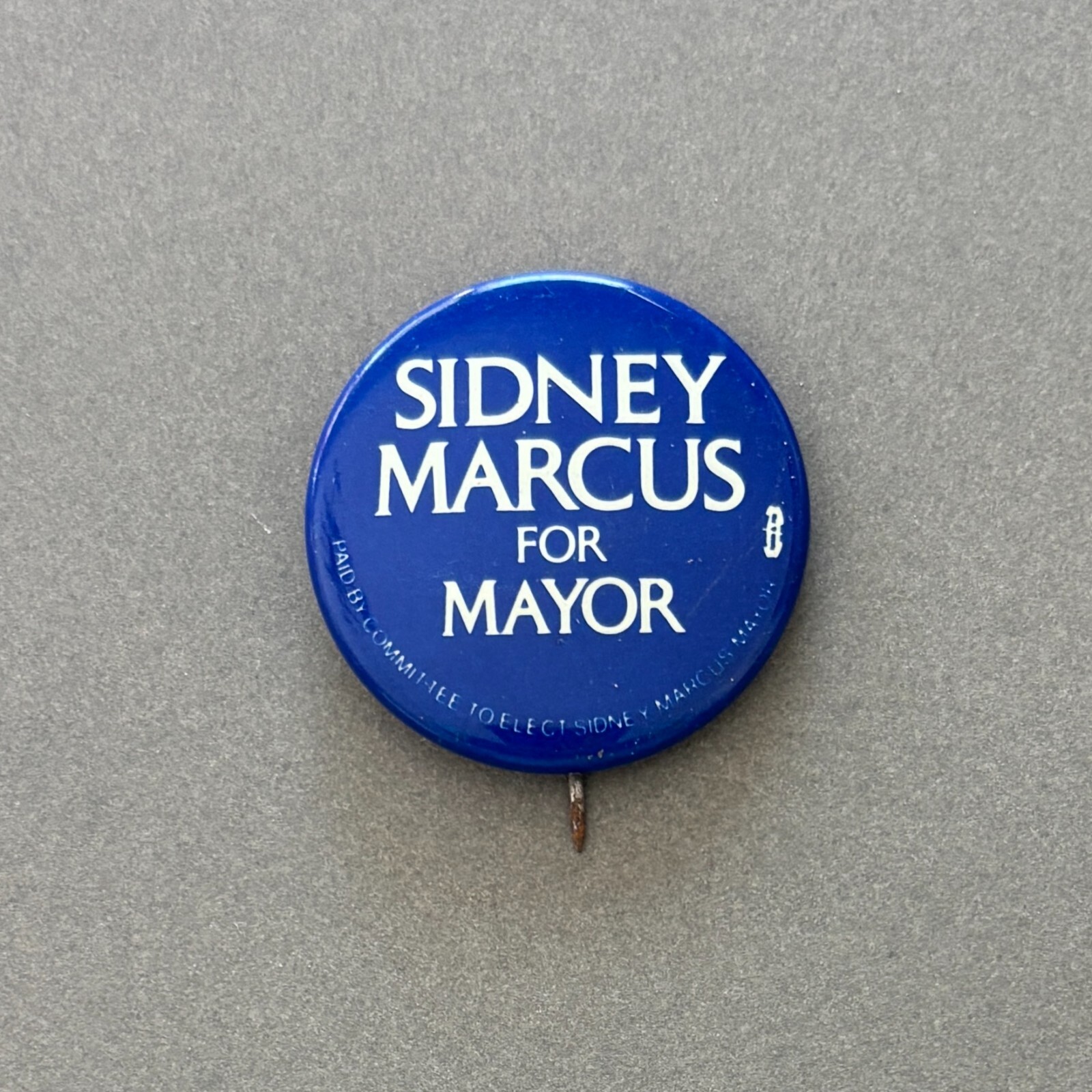 Sidney Marcus For Mayor 1981 Vintage Atlanta Campaign Pinback Button