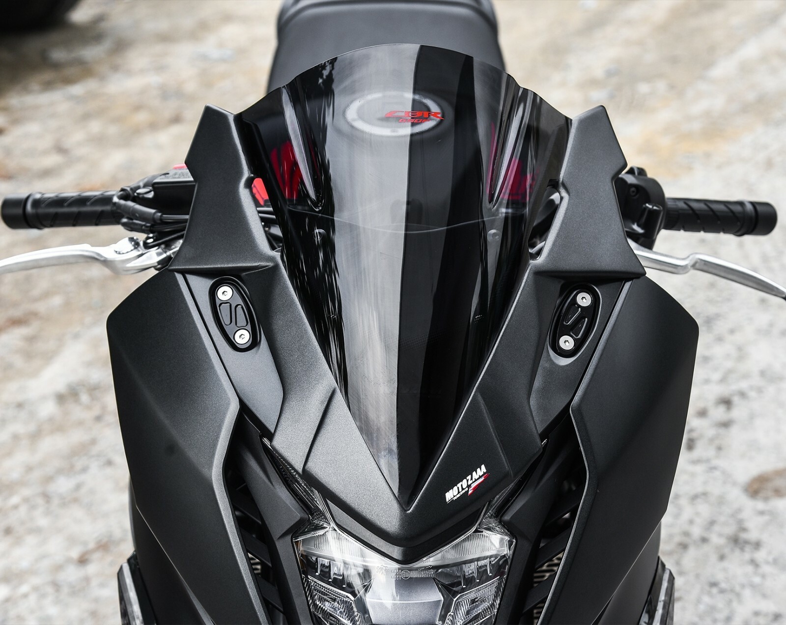 WINDSHIELD WINDSCREEN  FOR HONDA CBR650F 2014 - 2018 FAIRINGS  VISOR COVER BLACK