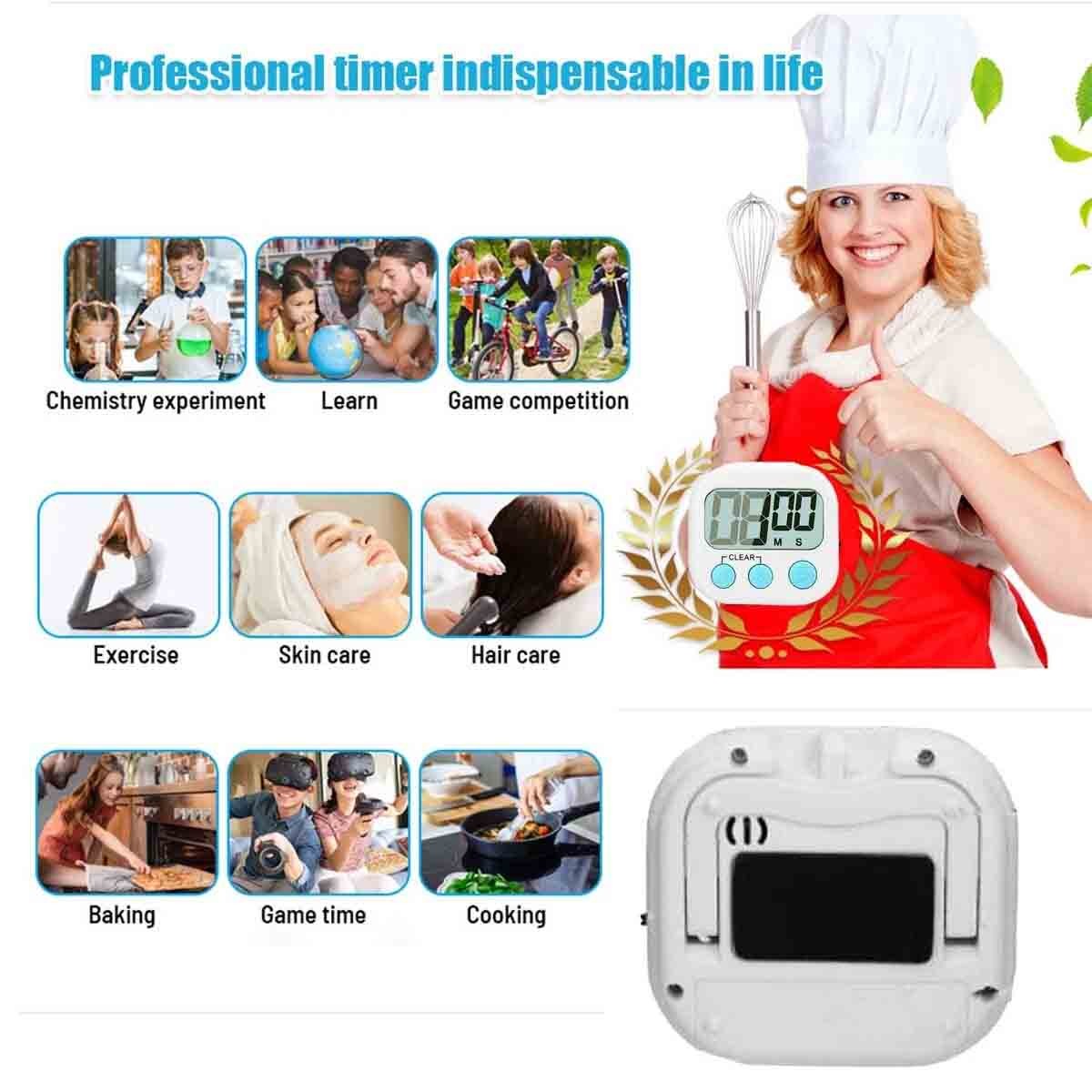 2 pack Electronic timer Baking timer Small and exquisite timekeeping Accurate
