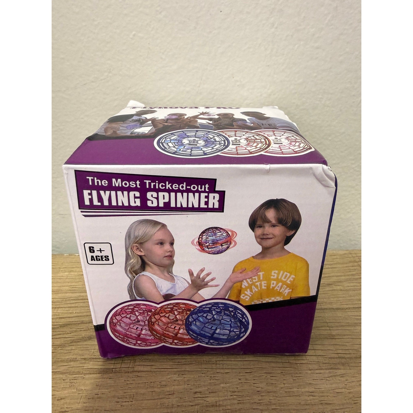 Flynova Pro Flying Spinner Boomerang Ball Toy Pink USB Rechargeable