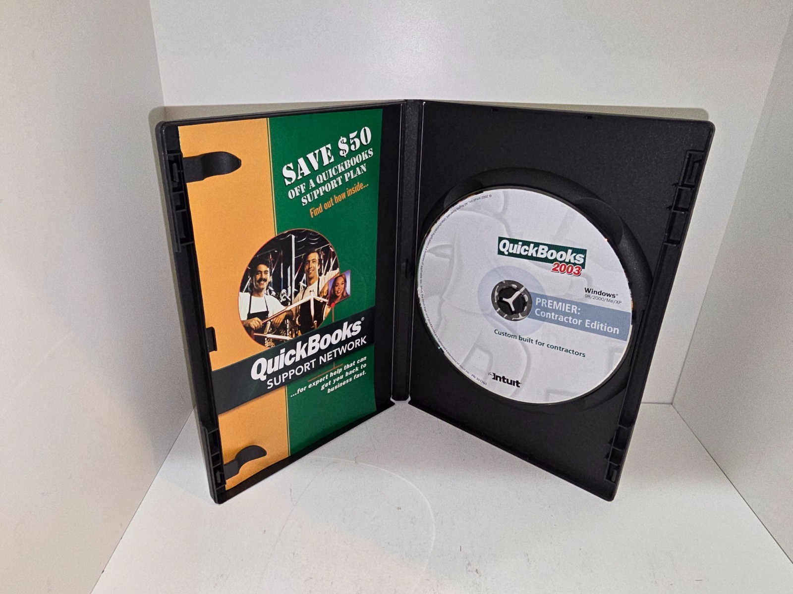Intuit Quickbooks 2003 Premier Contractor Edition Upgrade Only w/Key Code