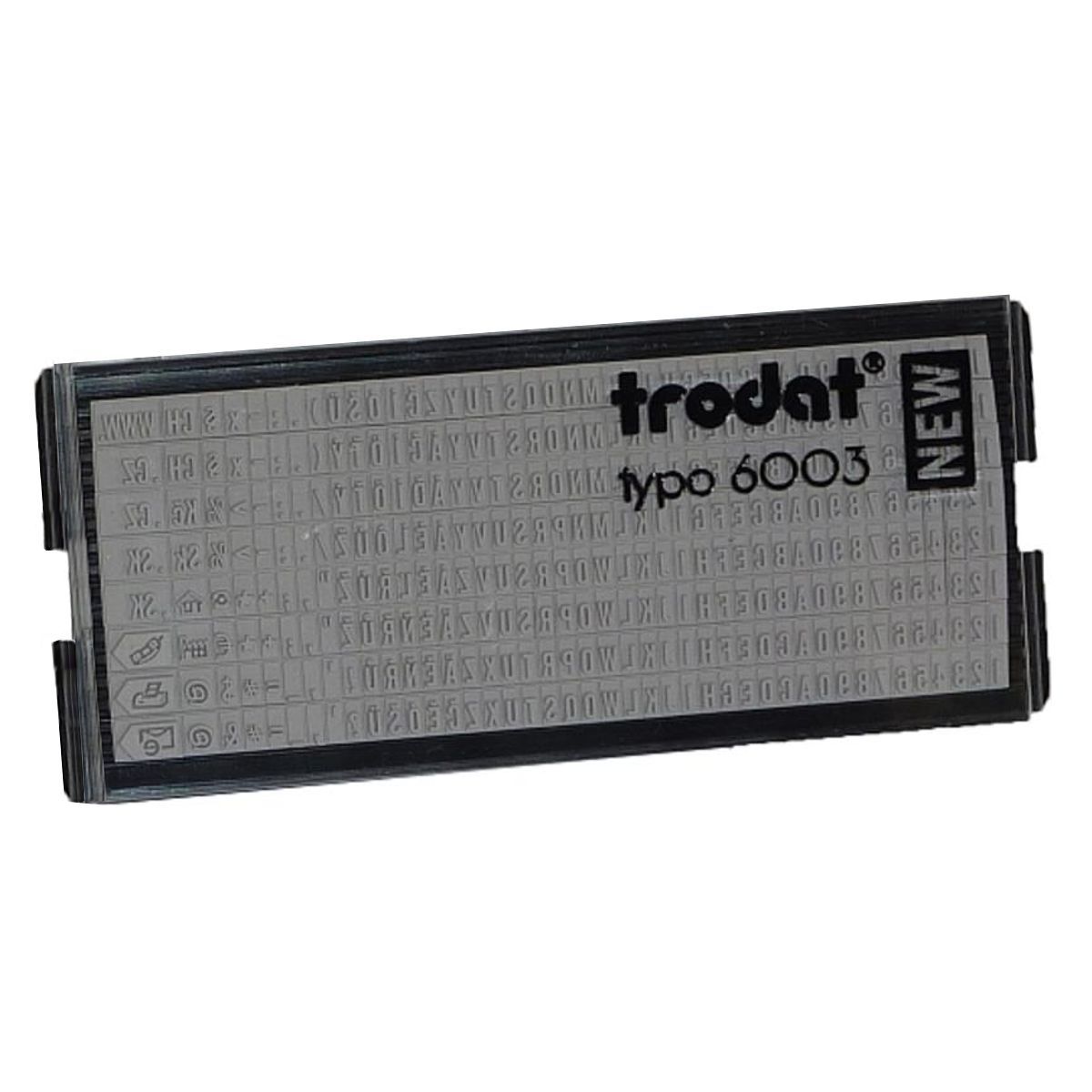 Letter Set 6003 for Trodat Do-It-Yourself Typo Printing Kit, 3mm Letters