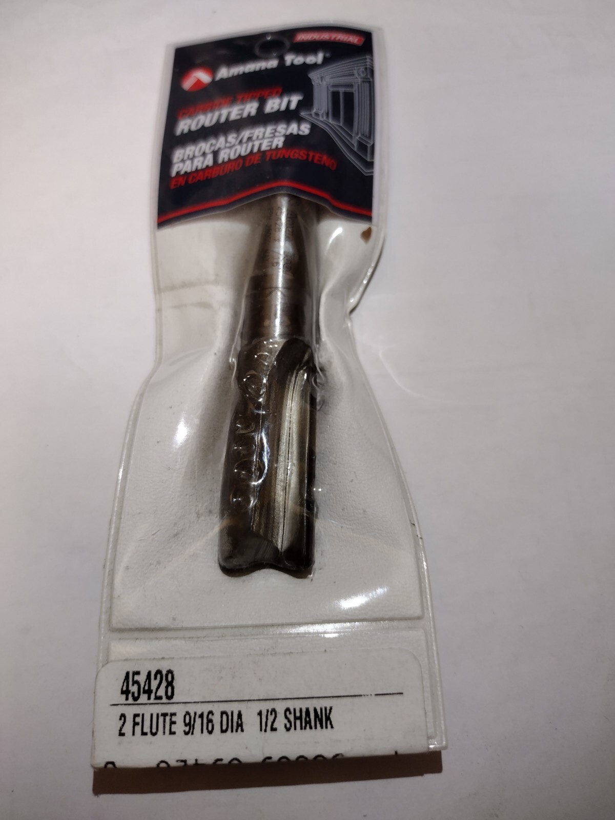 Amana 45428 Carbide Tipped Straight Plunge High Production 9/16 D x 1-1/4 CH x