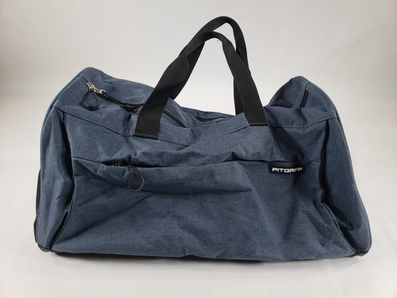 Fitgriff® Gym Bag for Men & Women w/ Shoe & Wet Compartment 23" x 12" x 12″ Navy