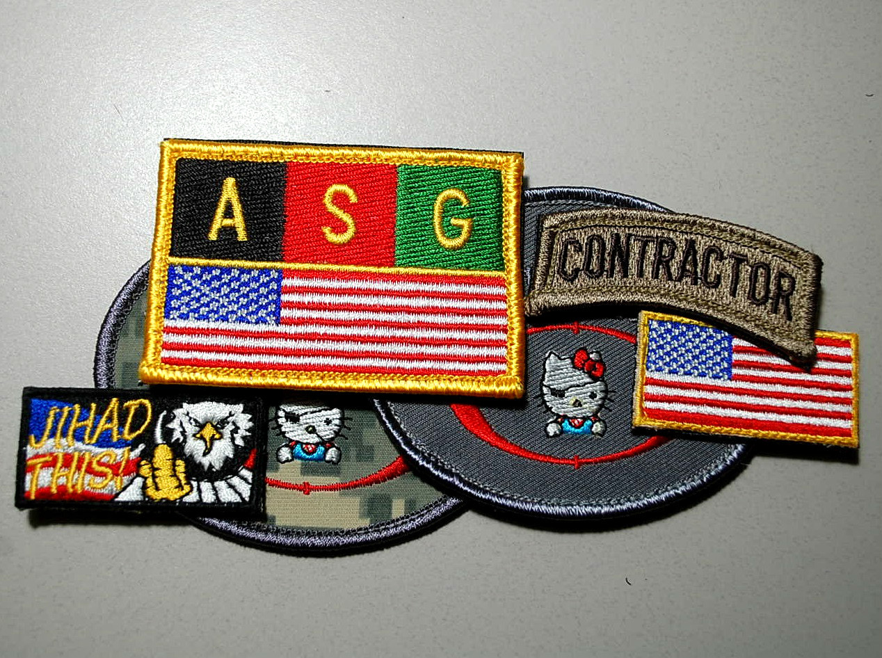 PRIVATE MILITARY CONTRACTOR PMC DIPLOMATIC SECURITY vêlkrö 3-PC SET: Hello Kitty
