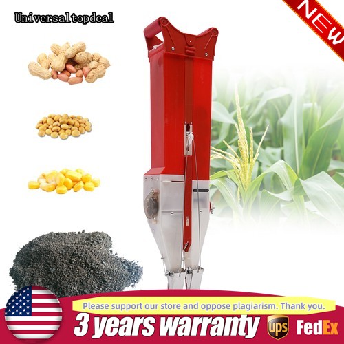 Hand-Held Applicator Fertilizer Corn Peanut Seed Seeder Garden Planter Tool NEW