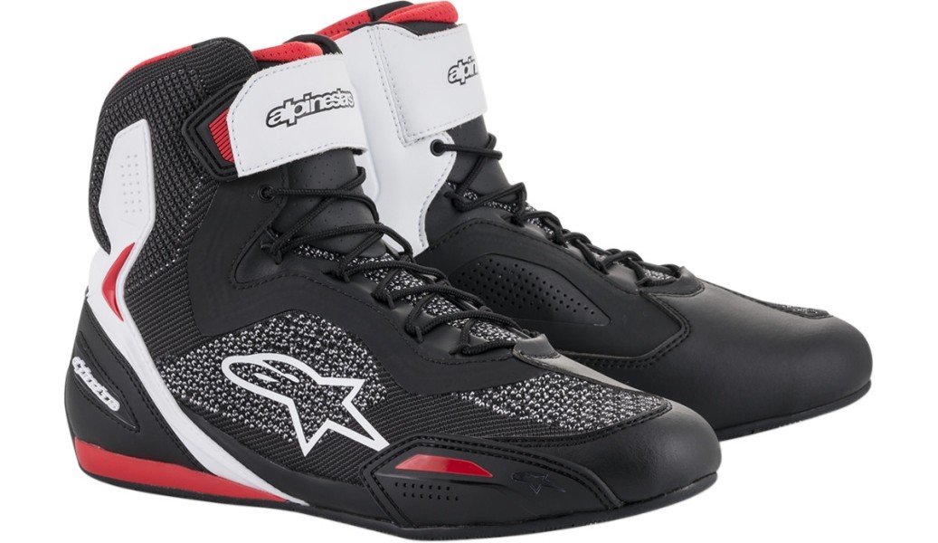Alpinestars 2510319123-7 Faster-3 Rideknit Riding Shoes 7 Black