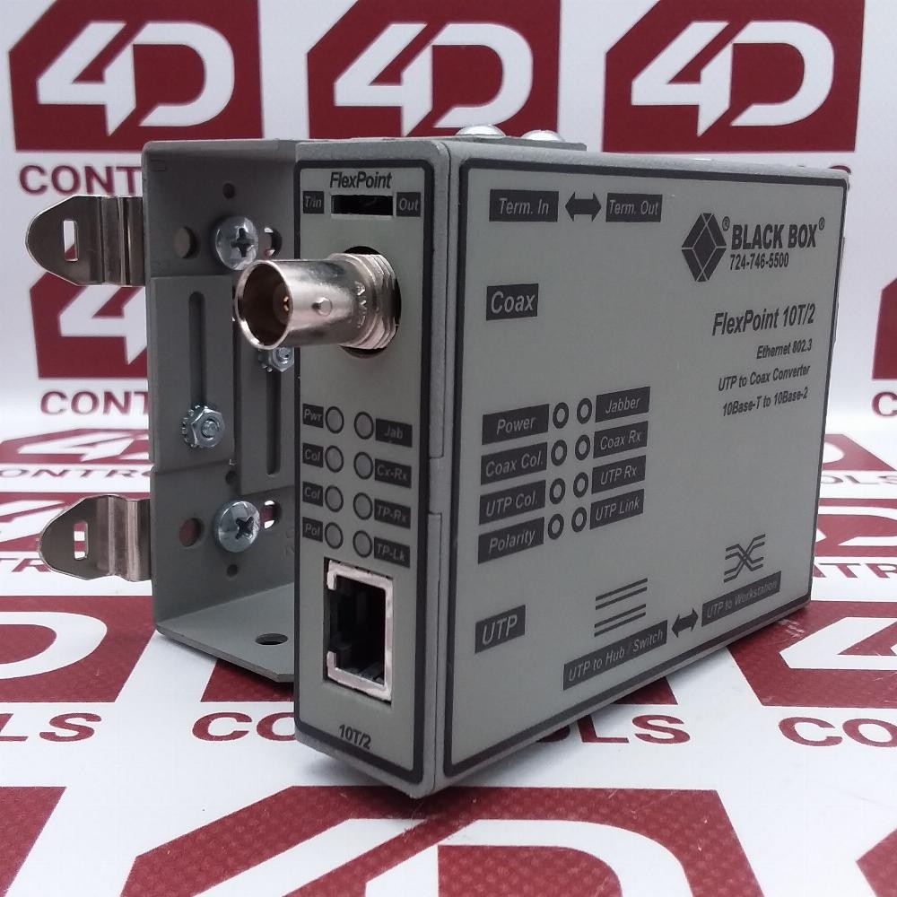 LMC210A | Blackbox | Ethernet Media Converter, RJ45, ThinNet, Used