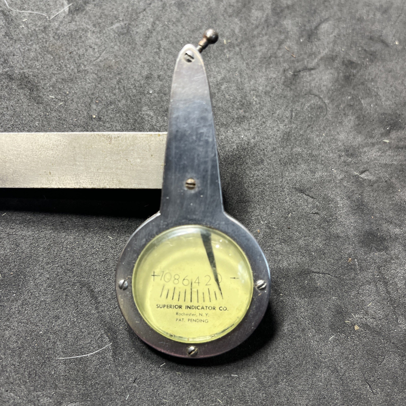 Vintage Dial Indicator Manufactured By Superior Indicator Company, Rochester,NY