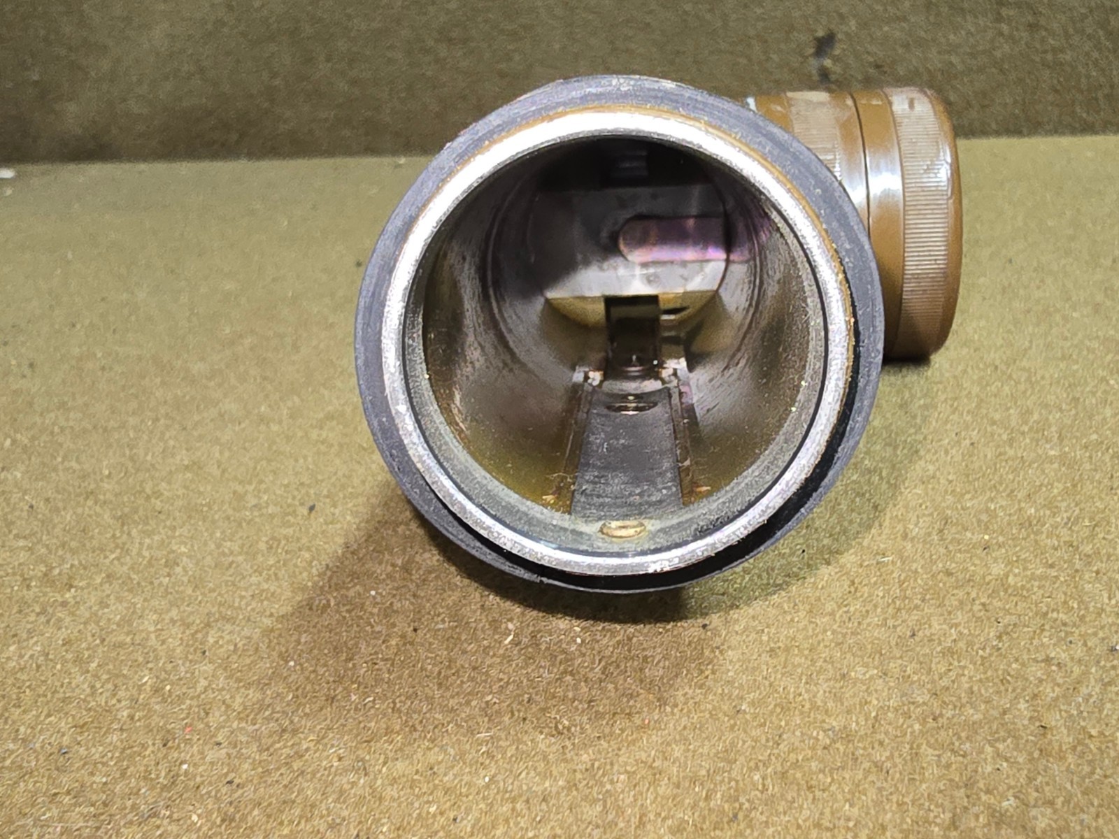 Vintage US Army Fulton Flashlight SEE DESC