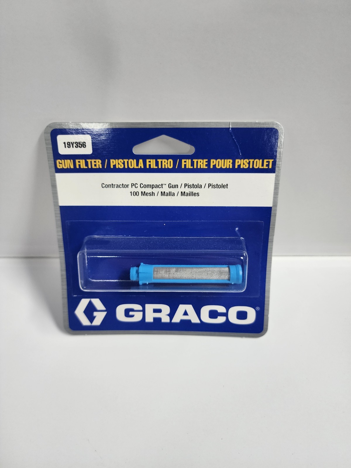 Graco Contractor PC Compact Airless Paint Sprayer Gun Filter 100 Mesh 19Y356