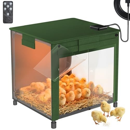 Brooder Box for Chicks, 200W Chick Brooder Constant Radiant Chicken Coop Heater