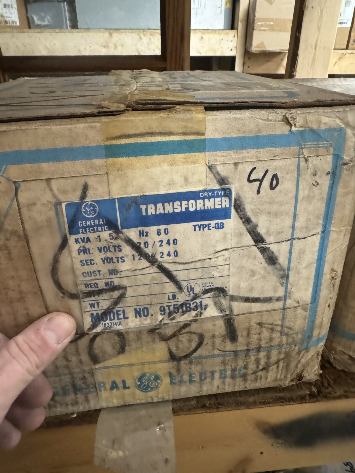 General Electric 9t51b31 Transformer