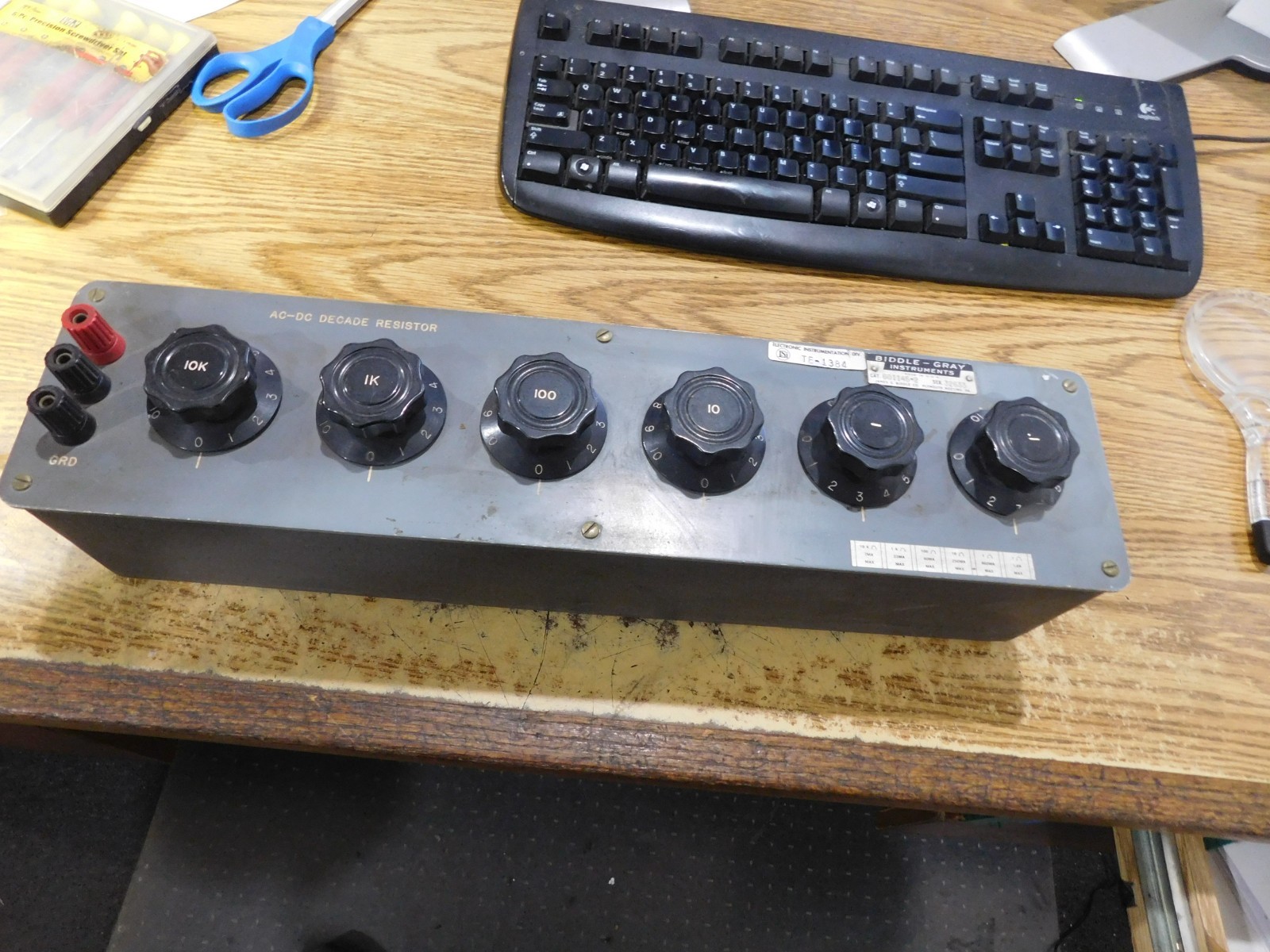 James Biddle / Biddle-Gray Instruments Model: 601145-2 AC-DC Decade Resistor.