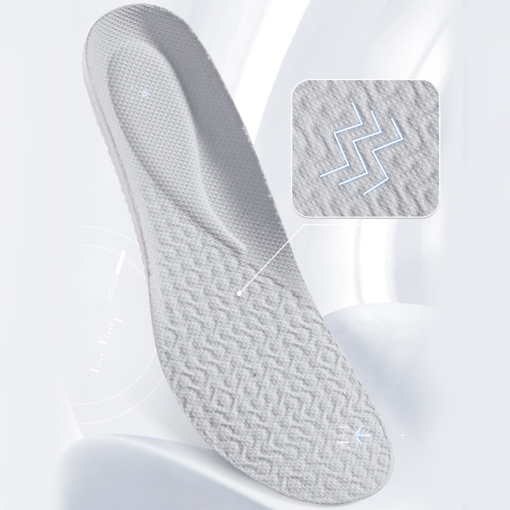 1/2Pairs Insoles Orthotic Sports shock-absorbing insoles Arch Support for Unisex