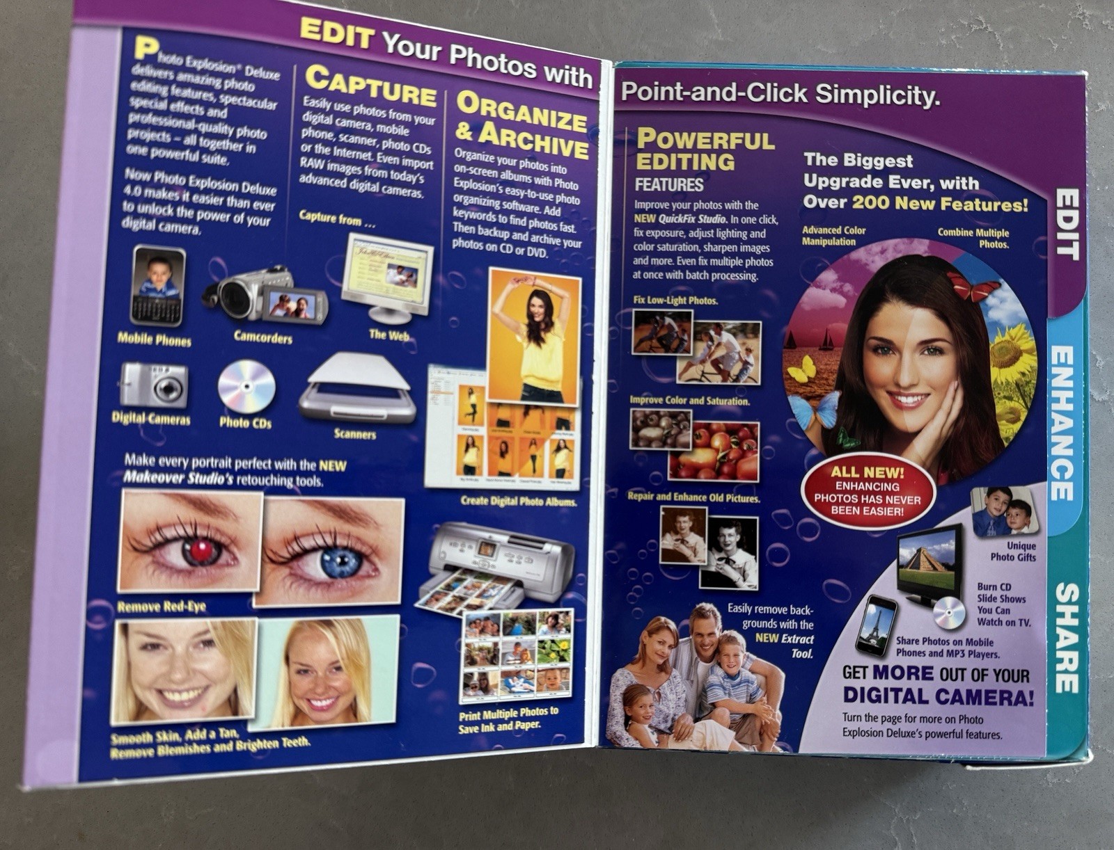 Nova Photo Explosion Deluxe Version 4, Complete Digital Photo Studio Never Used
