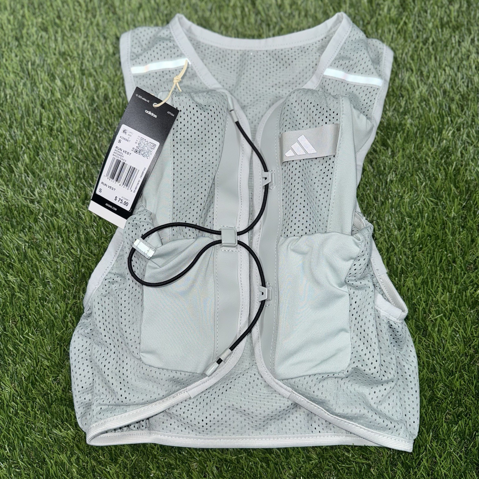 Adidas ClimaCool Running Hydration Pack Vest Wonder Silver Unisex SMALL KD6967