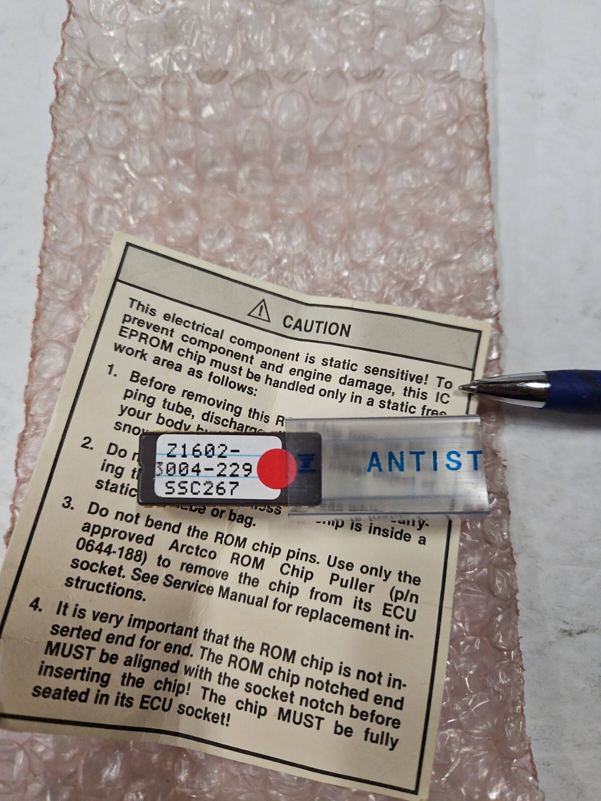 94-96 Arctic Cat Wildcat EXT ZR EFI ECU Control 95 Red Dot ECM Computer NOS AC3
